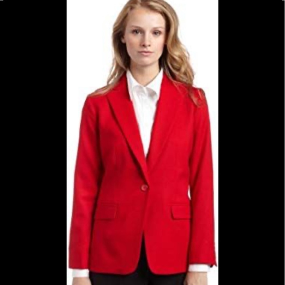 Pendleton Vintage Classic One Button Red 100% Woo… - image 1